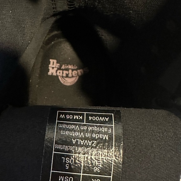 Dr. Doc Martens Women's Zavala  Ankle Boots Black Size 5 - Picture 10 of 10